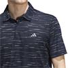 adidas Gents Ultimate365 Mesh Glimmer Print Polo Shirt Collegiate Navy