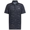 adidas Gents Ultimate365 Mesh Glimmer Print Polo Shirt Collegiate Navy