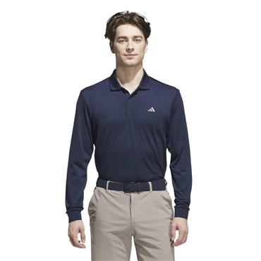 adidas Gents Ultimate365 Cold Rdy Long Sleeve Polo Shirt Collegiate Navy