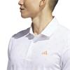 adidas Gents Ultimate365 Essence Print Polo Shirt White