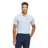 adidas Gents Ultimate365 Jacquard Ryder Cup 2027 Polo Shirt Crystal Sky - Lucid Blue