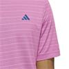 adidas Gents Ultimate365 Sport Collar Polo Shirt Dusky Petrol - Lucid Pink