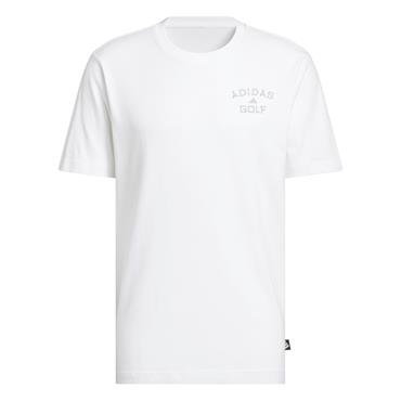 adidas Gents Golf Chip In Paradise Graphic T-Shirt White