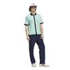 adidas Golf Originals Gents Knit Polo Shirt Chalk White - Clear Mint