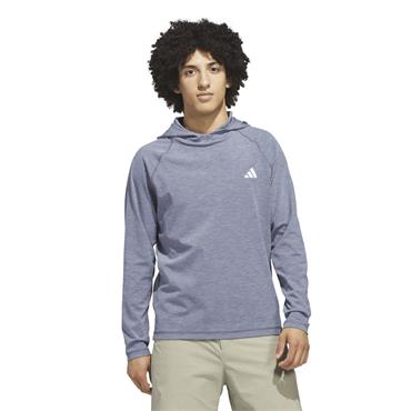 adidas Gents Ultimate365 Heather Hoodie Collegiate Navy Mel