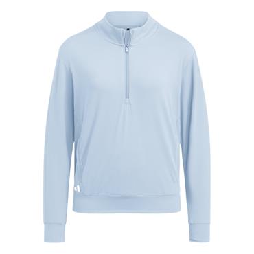 adidas Ladies Ultimate365 ¼ Zip Layering Top Crystal Sky