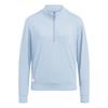 adidas Ladies Ultimate365 ¼ Zip Layering Top Crystal Sky