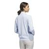 adidas Ladies Ultimate365 ¼ Zip Layering Top Crystal Sky