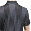 adidas Gents Ultimate365 Mesh Radiant Print Polo Shirt Grey Six - Black
