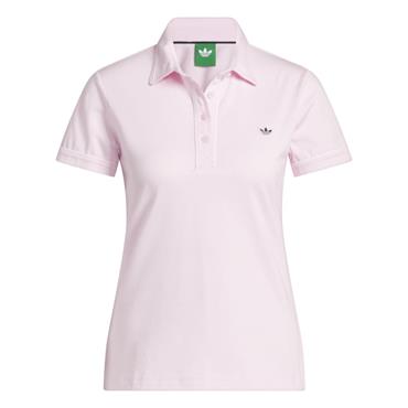 Ladies Solid Polo Shirt Clear Pink