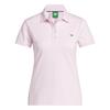 Ladies Solid Polo Shirt Clear Pink