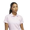 Ladies Solid Polo Shirt Clear Pink