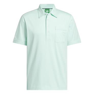 adidas Golf Originals Gents Archive Pocket Polo Shirt Clear Mint