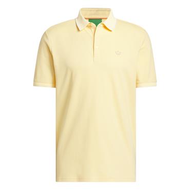 adidas Golf Originals Gents Twistknit Trefoil Polo Shirt Ice Tangerine