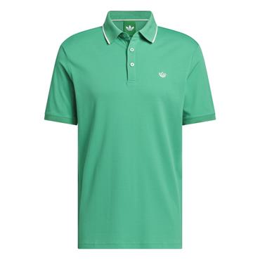 adidas Golf Originals Gents Twistknit Trefoil Polo Shirt Court Green