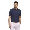 adidas Golf Originals Gents Twistknit Trefoil Polo Shirt Night Indigo - Chalk White