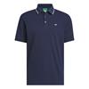 adidas Golf Originals Gents Twistknit Trefoil Polo Shirt Night Indigo - Chalk White