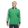 adidas Golf Originals Gents 3-Stripes ¼ Zip Sweatshirt Green - Night Indigo