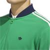 adidas Golf Originals Gents 3-Stripes ¼ Zip Sweatshirt Green - Night Indigo