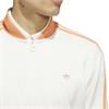 Gents 3-Stripes ¼ Zip Sweatshirt Chalk White - Dusky Orange
