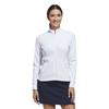 adidas Ladies Performance Textured Full Zip Jacket White