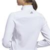 adidas Ladies Performance Textured Full Zip Jacket White