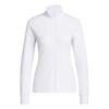 adidas Ladies Performance Textured Full Zip Jacket White