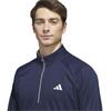 adidas Gents Ultimate365 Durable Water Repellent Wind ¼ Zip Sweatshirt Collegiate Navy