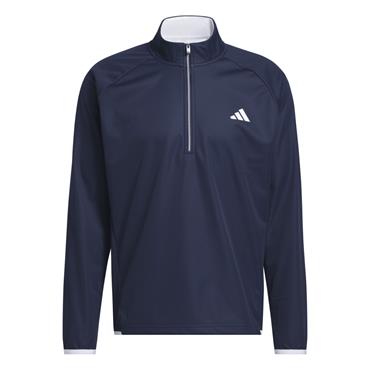 adidas Gents Ultimate365 Durable Water Repellent Wind ¼ Zip Sweatshirt Collegiate Navy
