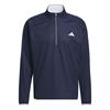 adidas Gents Ultimate365 Durable Water Repellent Wind ¼ Zip Sweatshirt Collegiate Navy