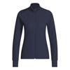 adidas Ladies Performance Textured Full Zip Jacket Collegiate Navy