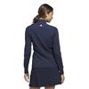 adidas Ladies Performance Textured Full Zip Jacket Collegiate Navy