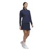 adidas Ladies Performance Textured Full Zip Jacket Collegiate Navy