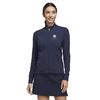 adidas Ladies Performance Textured Full Zip Ryder Cup 2027 Jacket Collegiate Navy