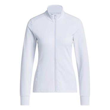 adidas Ladies Performance Textured Full Zip Jacket Crystal Sky
