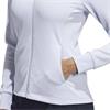 adidas Ladies Performance Textured Full Zip Ryder Cup 2027 Jacket Crystal Sky