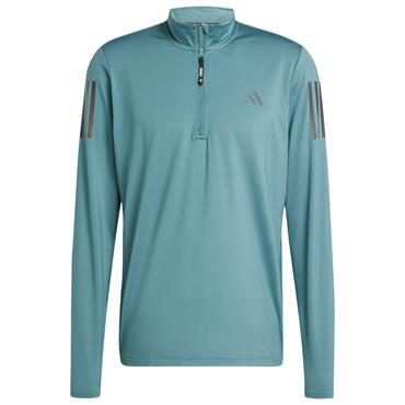 adidas Gents Own The Run ½ Zip Jacket Preloved Teal