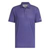 adidas Gents Ultimate365 Mesh Tango Print Polo Shirt Dusky Petrol - Lucid Pink
