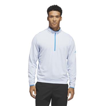 adidas Gents Lightweight Half-Zip Top Crystal Sky