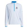 adidas Gents Lightweight ½ Zip Ryder Cup 2027 Top Crystal Sky