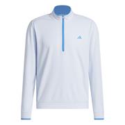 adidas Gents Core Lightweight ½ Zip Top Crystal Sky