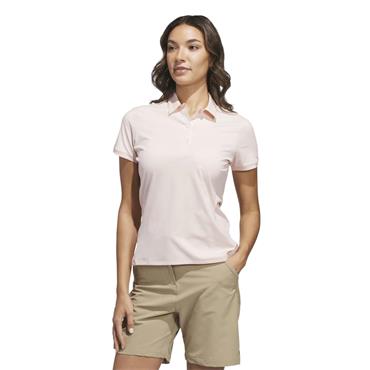 adidas Ladies Ultimate365 Tour TwistKnit Polo Shirt Blush Pink