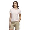 adidas Ladies Ultimate365 Tour TwistKnit Polo Shirt Blush Pink