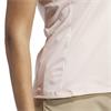 adidas Ladies Ultimate365 Tour TwistKnit Polo Shirt Blush Pink