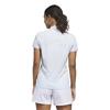 adidas Ladies Ultimate 365 Tour Twistknit Short Sleeve Polo Shirt Crystal Sky