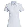 adidas Ladies Ultimate 365 Tour Twistknit Short Sleeve Polo Shirt Crystal Sky