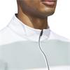 adidas Gents Ultimate365 Ruby Stripe ¼ Zip Wonder Sage - White 