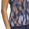 adidas Ladies Ultimate 365 Tour Printed Sleeveless Polo Shirt Collegiate Navy