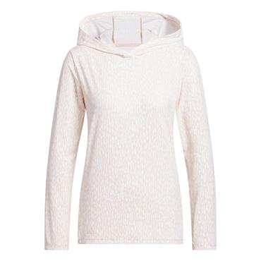 adidas Ladies Ultimate365 Printed Hoodie Blush Pink
