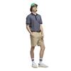 adidas Golf Originals Gents All Over Trefoil Polo Shirt Night Indigo - Chalk White